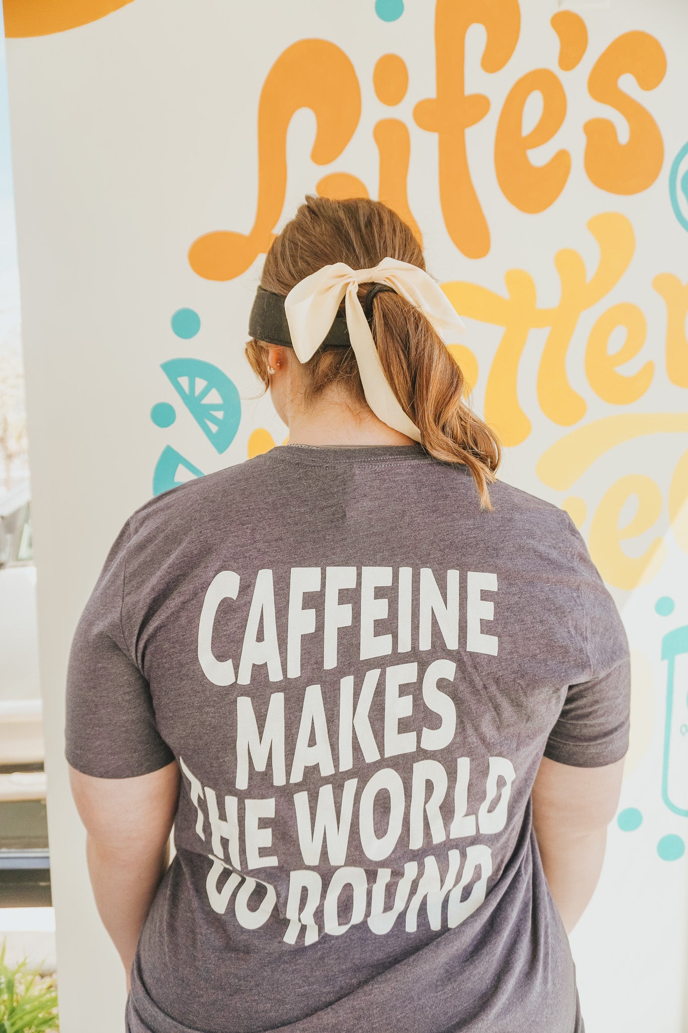 "Caffeine Makes the World Go Round" T-Shirt