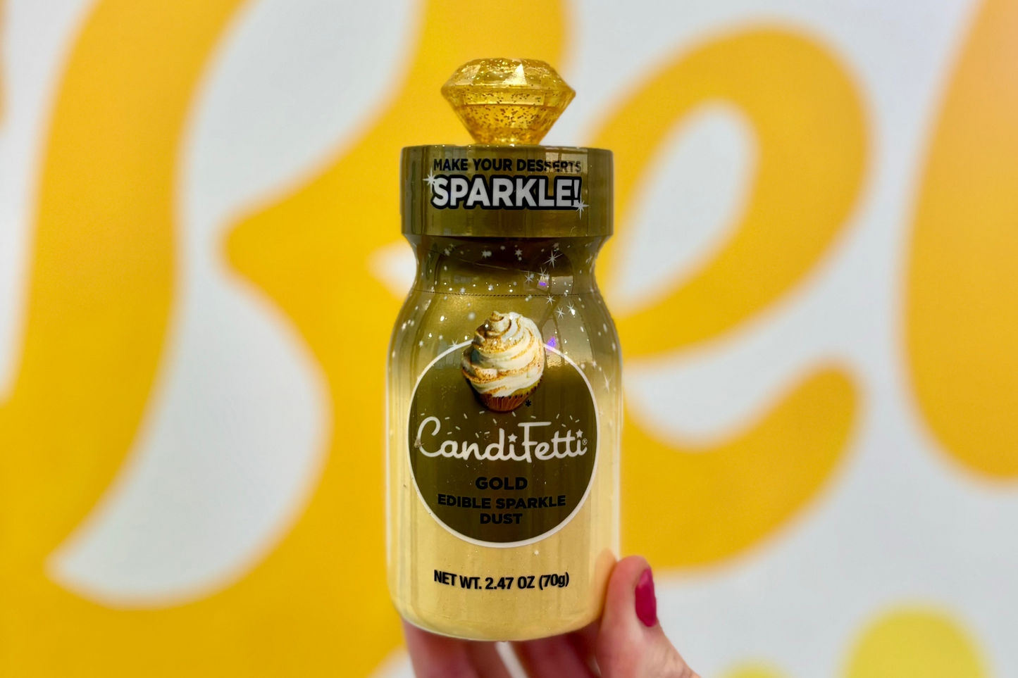 Gold Edible Glitter Bottle