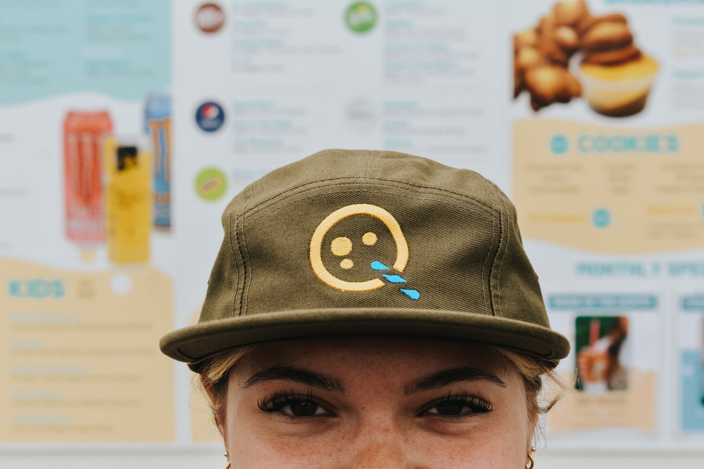 5 Panel Flat Brim Hat