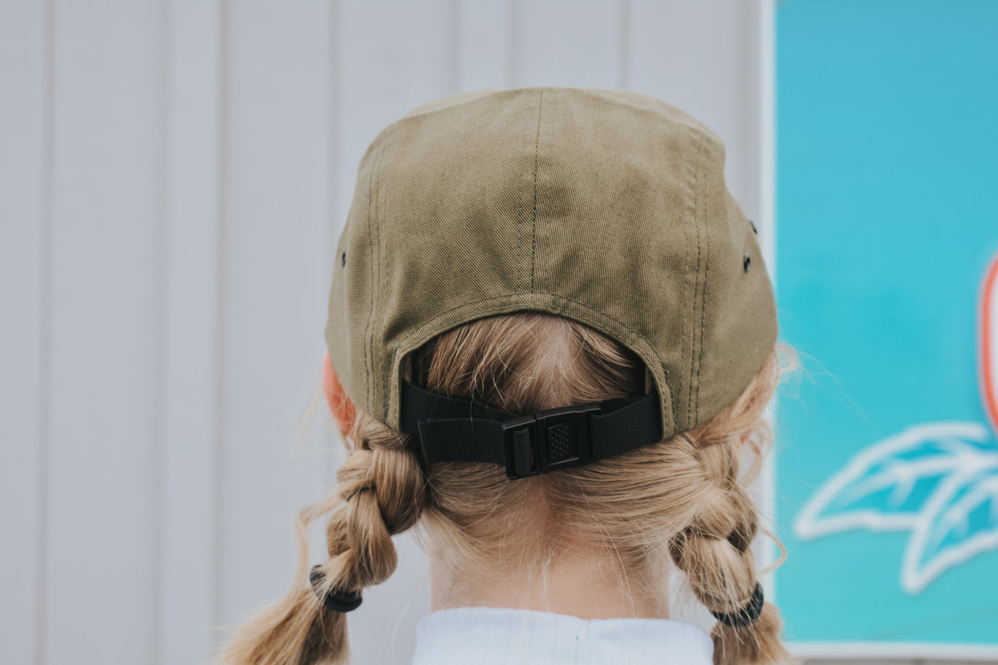 5 Panel Flat Brim Patch Hat