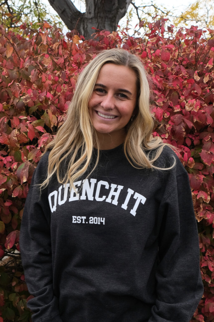 "Quench It" Collegiate Crewneck