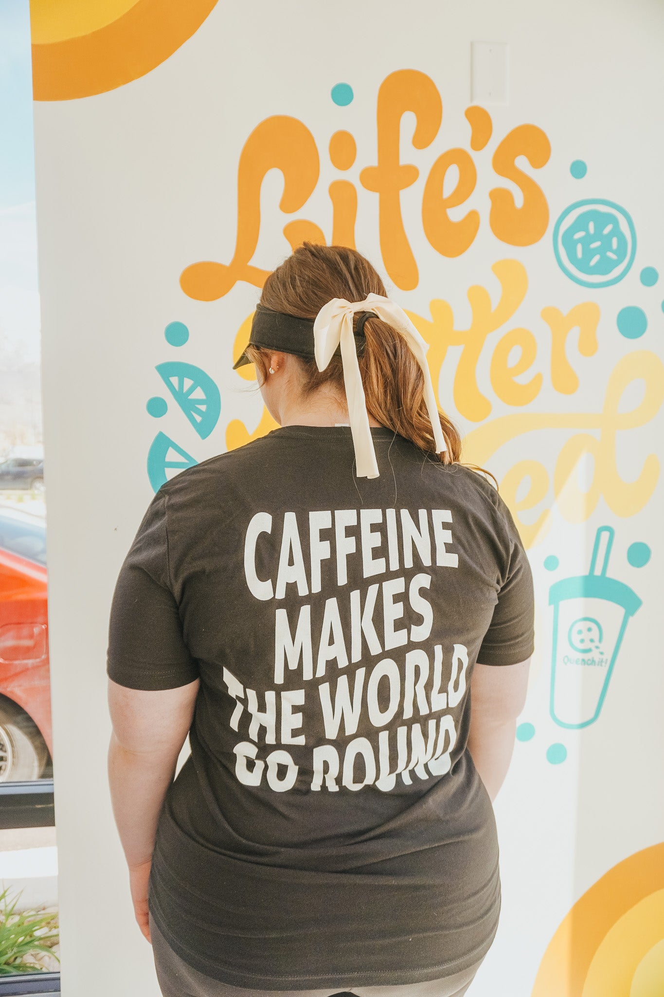 "Caffeine Makes the World Go Round" T-Shirt