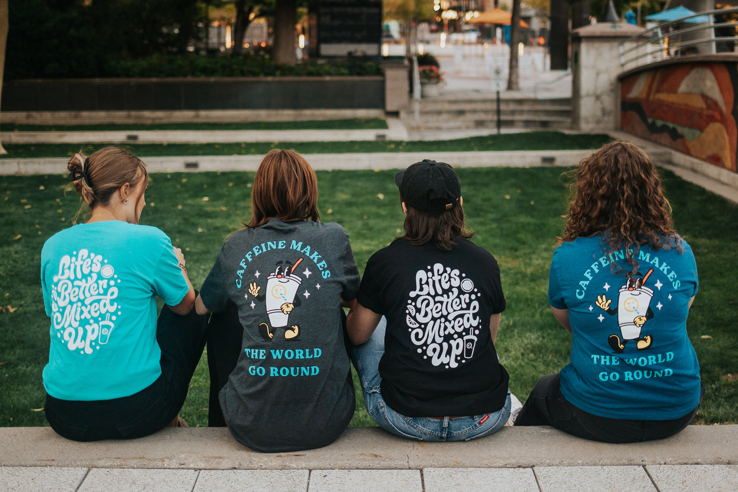 "Caffeine Makes the World Go Round" T-Shirt