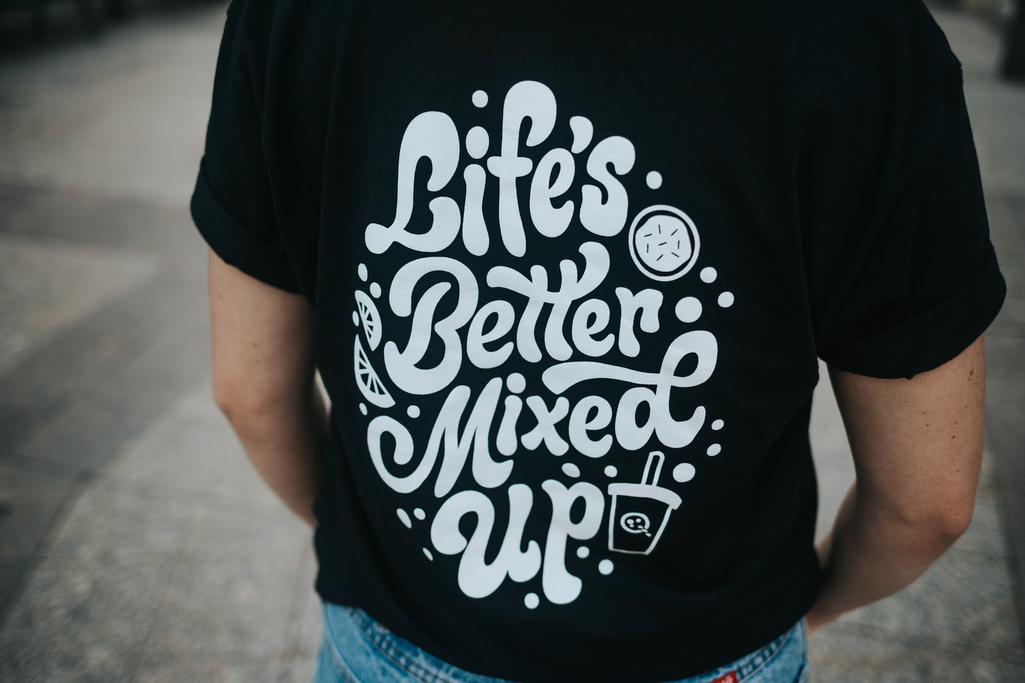 "Life's Better Mixed Up" Mural T-Shirt